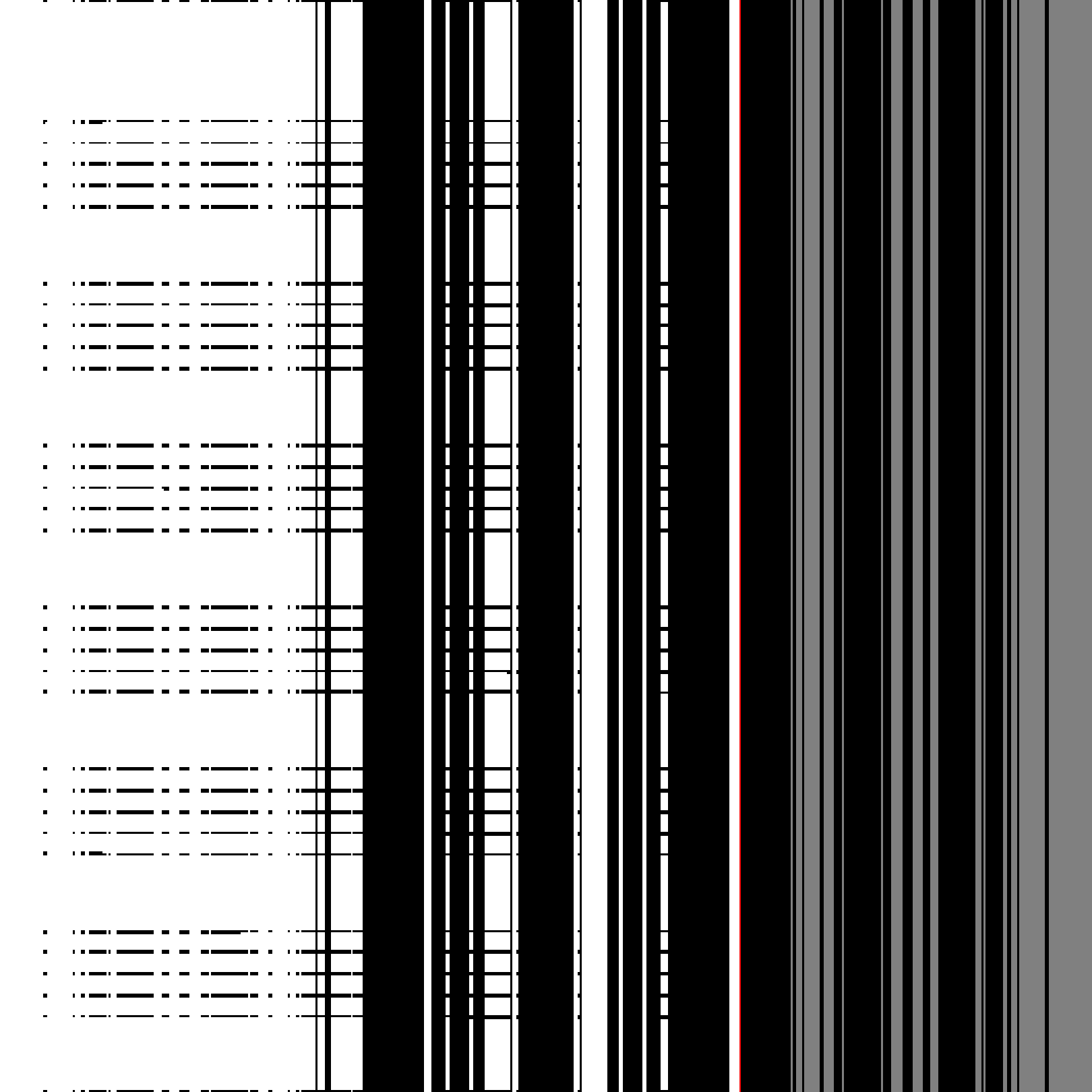 Glitchy sheet music